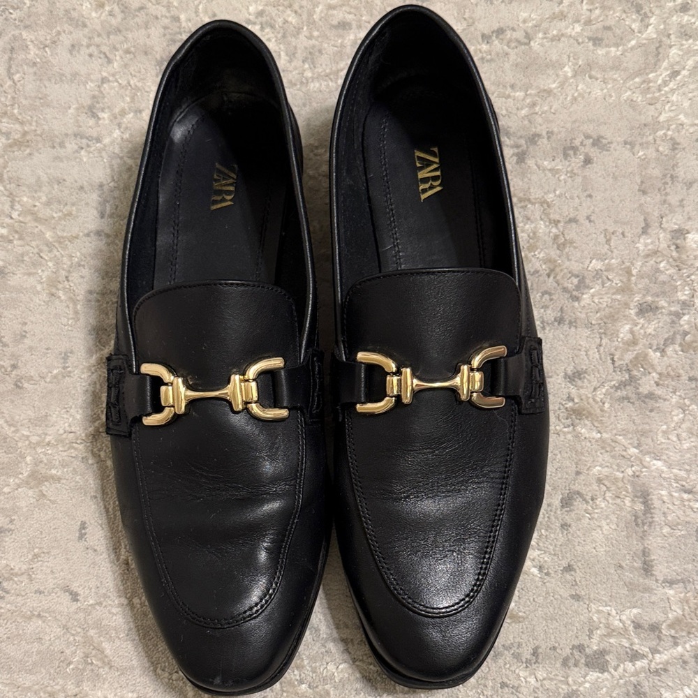 ZARA Leather Loafers - Picture 7 of 8